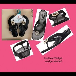 Lindsay Phillips fantastic Janet wedge sandal!